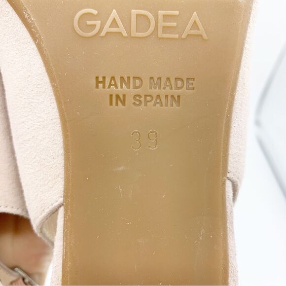 Gadea by Lodi Boston Nude Slingback Pump Suede Leather 39/9 - Picture 9 of 11